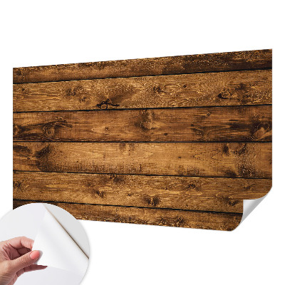 Zelfklevend fotobehang Houten planken