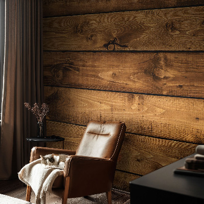 Zelfklevend fotobehang Houten planken