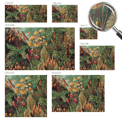 Zelfklevende behangsticker Exotische tuin