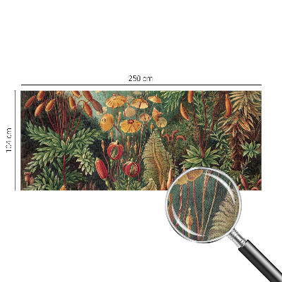 Zelfklevende behangsticker Exotische tuin