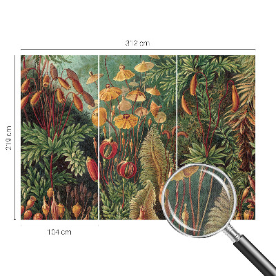 Zelfklevende behangsticker Exotische tuin