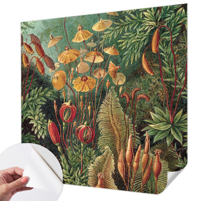 Zelfklevende behangsticker Exotische tuin