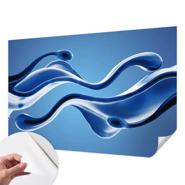 Fotobehang kinderkamer met een abstract, luchtig motief