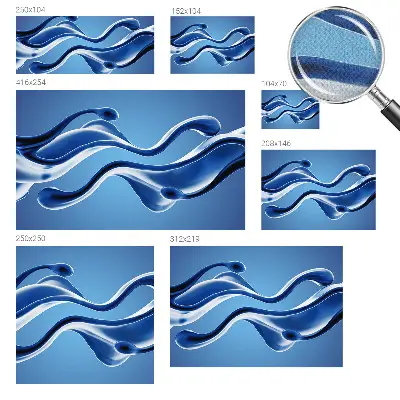 Fotobehang kinderkamer met een abstract, luchtig motief