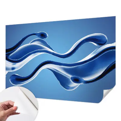 Fotobehang kinderkamer met een abstract, luchtig motief
