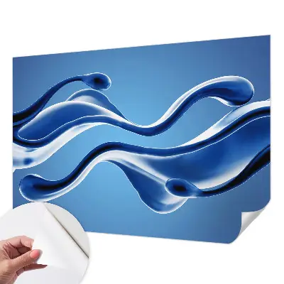 Fotobehang kinderkamer met een abstract, luchtig motief