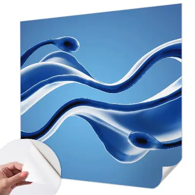 Fotobehang kinderkamer met een abstract, luchtig motief