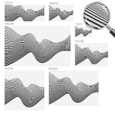 Zelfklevende behangsticker Dynamische abstractie