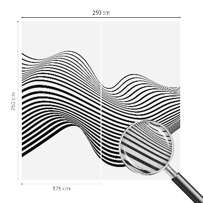 Zelfklevende behangsticker Dynamische abstractie