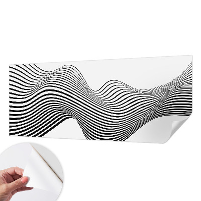 Zelfklevende behangsticker Dynamische abstractie