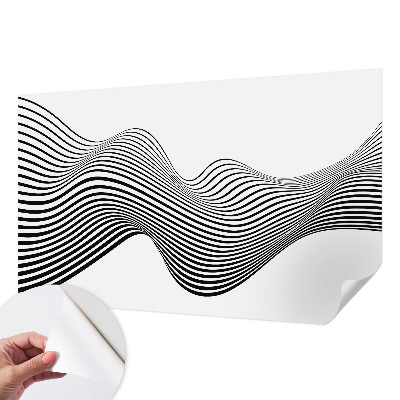 Zelfklevende behangsticker Dynamische abstractie