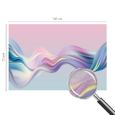 Fotobehang voor kinderkamer Kleurrijke golven