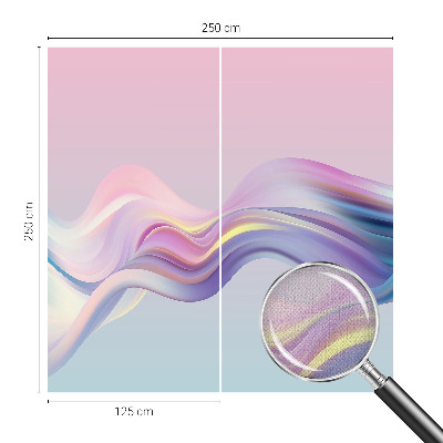 Fotobehang voor kinderkamer Kleurrijke golven