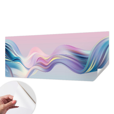 Fotobehang voor kinderkamer met kleurrijke golven
