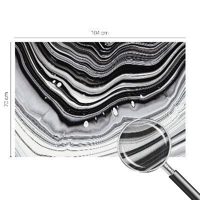 Foto behang voor de keuken met een optisch golvend patroon