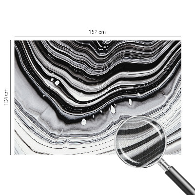 Foto behang voor de keuken met een optisch golvend patroon
