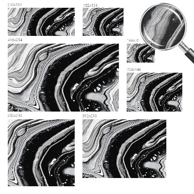 Fotobehang zelfklevend Monochromatische golven