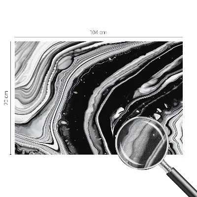 Fotobehang zelfklevend met monochromatische golven als patroon