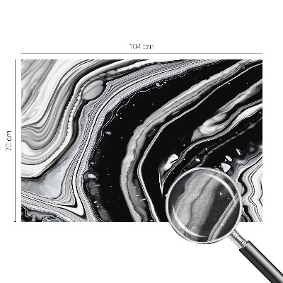 Fotobehang zelfklevend Monochromatische golven