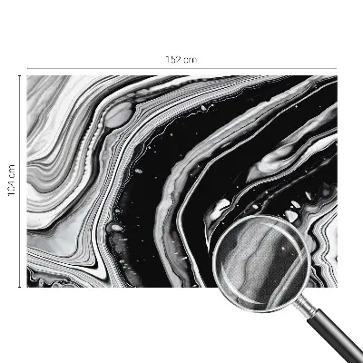 Fotobehang zelfklevend met monochromatische golven als patroon