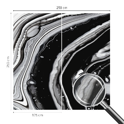 Fotobehang zelfklevend Monochromatische golven