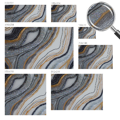 Zelfklevend fotobehang Steengolven