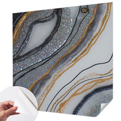 Zelfklevend fotobehang Steengolven