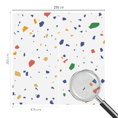 3D fotobehang Regenboogstukjes