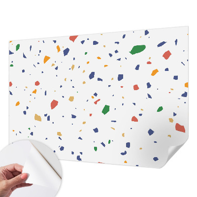 3D fotobehang Regenboogstukjes