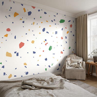 3D fotobehang Regenboogstukjes