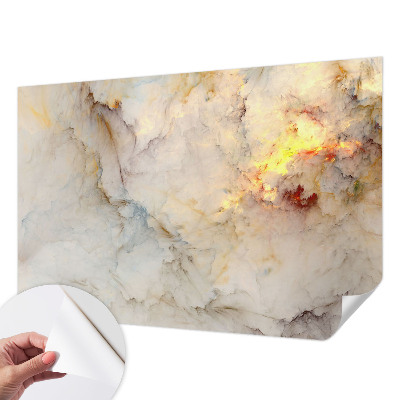 Foto behang voor de kinderkamer met een kleurrijk landschap