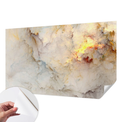 Foto behang voor de kinderkamer met een kleurrijk landschap