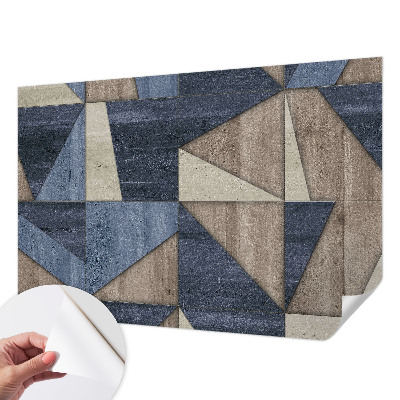 Fotobehang babykamer met geometrische patronen