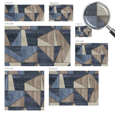 Fotobehang babykamer Geometrische patronen