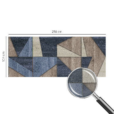 Fotobehang babykamer met geometrische patronen