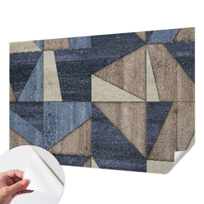Fotobehang babykamer met geometrische patronen