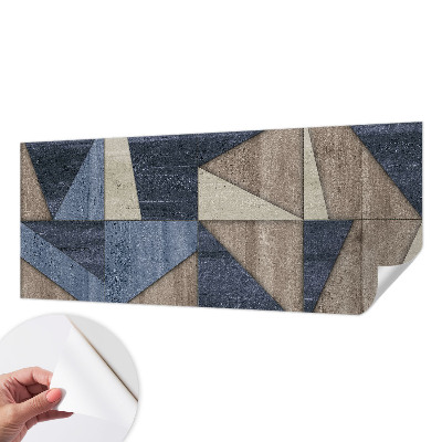 Fotobehang babykamer met geometrische patronen