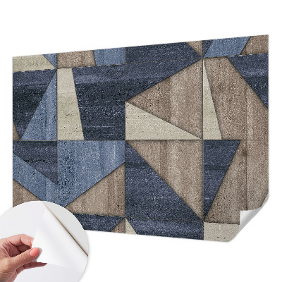 Fotobehang babykamer met geometrische patronen