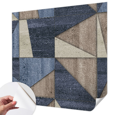 Fotobehang babykamer met geometrische patronen
