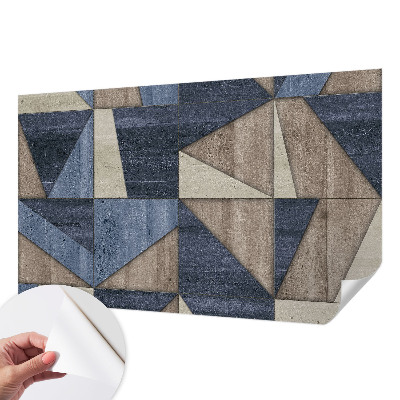 Fotobehang babykamer met geometrische patronen
