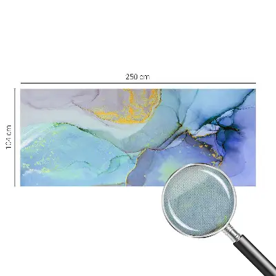 Fotobehang voor de kinderkamer met aquarelvormen