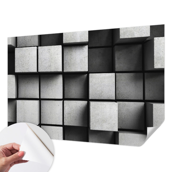 Fotobehang voor kinderkamer Geometrische kubussen
