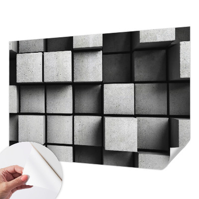 Fotobehang voor kinderkamer Geometrische kubussen