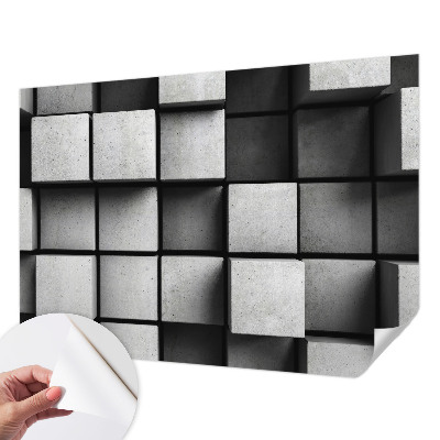 Fotobehang voor kinderkamer Geometrische kubussen