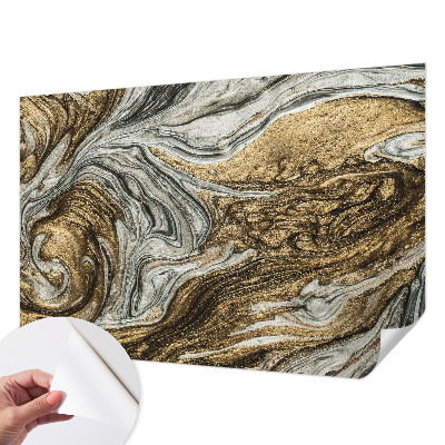 Foto behang voor de keuken met abstracte wervelingen