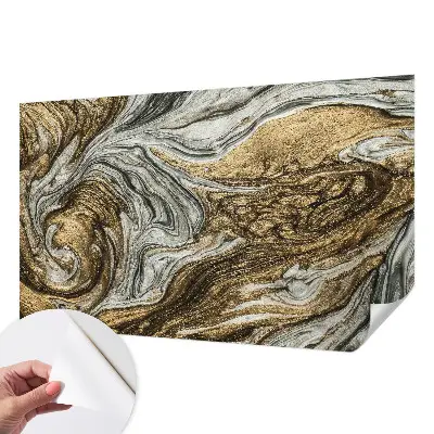 Foto behang voor de keuken met abstracte wervelingen