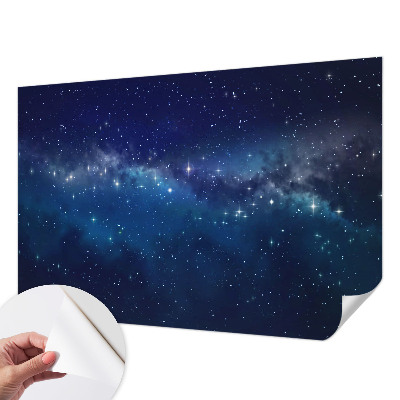 Zelfklevend fotobehang met een sterrennacht-motief