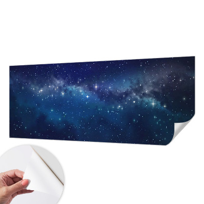 Zelfklevend fotobehang met een sterrennacht-motief