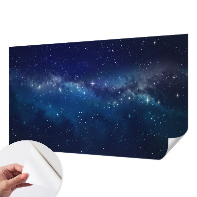Zelfklevend fotobehang met een sterrennacht-motief