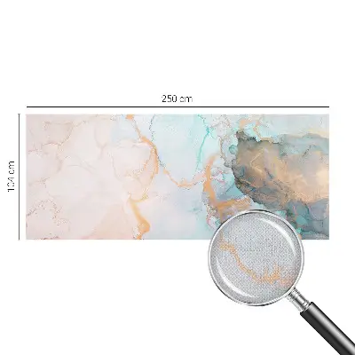 3D fotobehang met aquarelgolven
